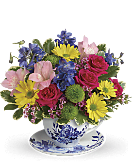 Flower Delivery By Teleflora, Multi-Colored, Mixed Bouquets, Teleflora's Dutch Garden Bouquet, Mother's Day Flower Arrangements