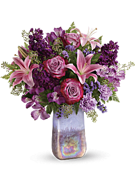 Multi-Colored , Mixed Bouquets , Amethyst Jewel Bouquet , Same Day Flower Delivery By Teleflora