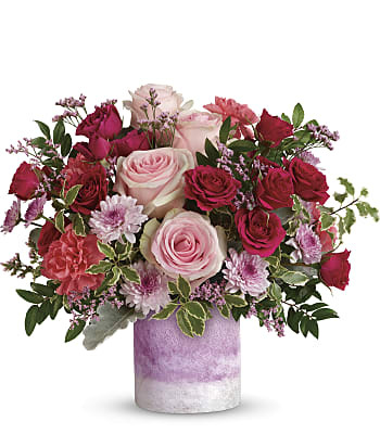 Teleflora's Washed In Pink Bouquet Flowers