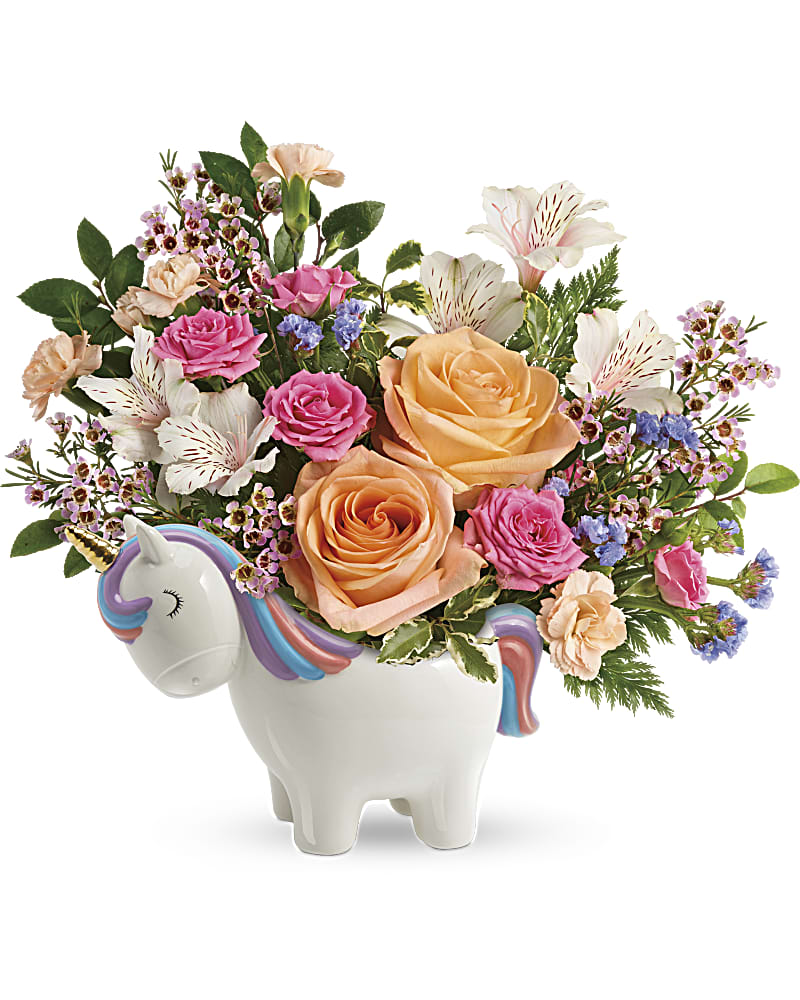 Teleflora S Magical Garden Unicorn Bouquet Teleflora