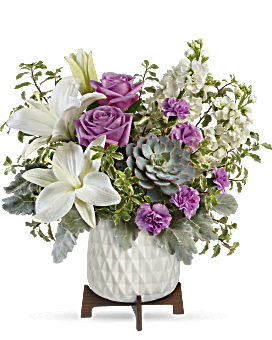 Flower Delivery By Teleflora, White, Mixed Bouquets, Teleflora's Garden Oasis Bouquet, Mother's Day Flower Arrangements