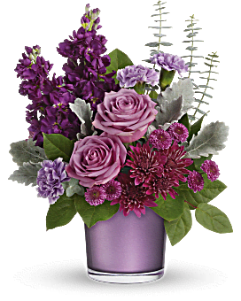 Purple , Mixed Bouquets , Always Amethyst Bouquet , Same Day Flower Delivery By Teleflora