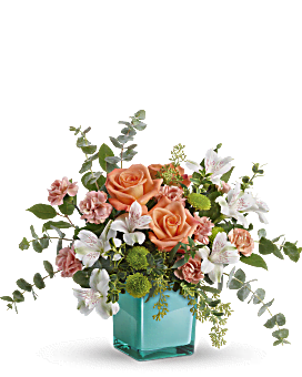 Flower Delivery By Teleflora, White, Mixed Bouquets, Teleflora's Sunset Splash Bouquet, Mother's Day Flower Arrangements
