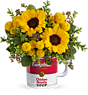 Campbell's Warm Wishes Bouquet by Teleflora Flowers