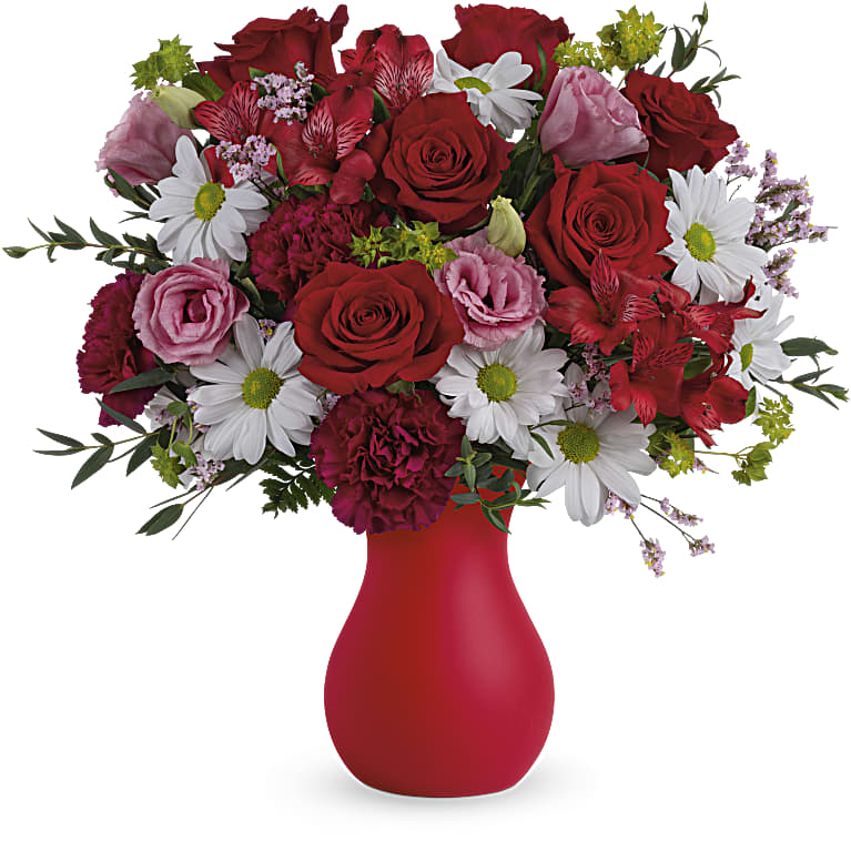 Kissed With Crimson Bouquet
