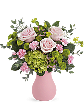 Pink , Mixed Bouquets , Breezy Pink Bouquet , Same Day Flower Delivery By Teleflora
