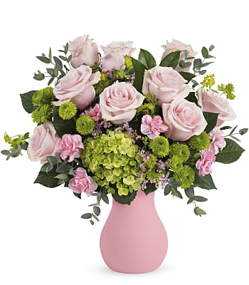 Teleflora's Breezy Pink Bouquet Flowers
