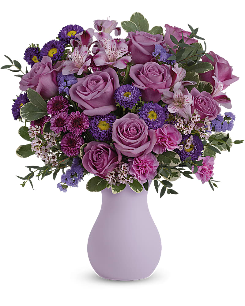 Purple bouquet new arrivals