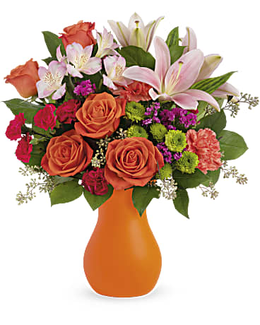 花卉62 Teleflora'sHappyGoCitrusBouquetDX