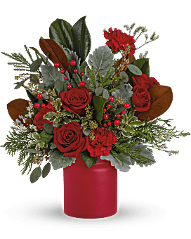 Bouquet Noël sauvage et merveilleux de Teleflora