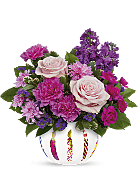 Bouquet Souhait d’anniversaire de Teleflora