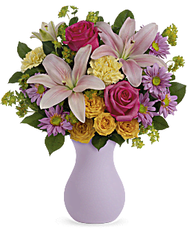 Perfectly Pastel Bouquet , Mixed Bouquets , Same Day Flower Delivery , Multi-Colored , Teleflora