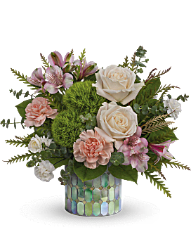 Garden of Grandeur Casket Spray Sympathy Arrangement - Teleflora