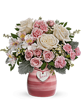 Nuances douces de de Teleflora de rose bouquet