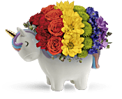 Teleflora's Dreaming of Rainbows Bouquet Flowers
