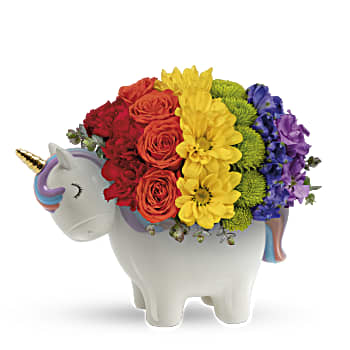 Teleflora's Dreaming of Rainbows Bouquet