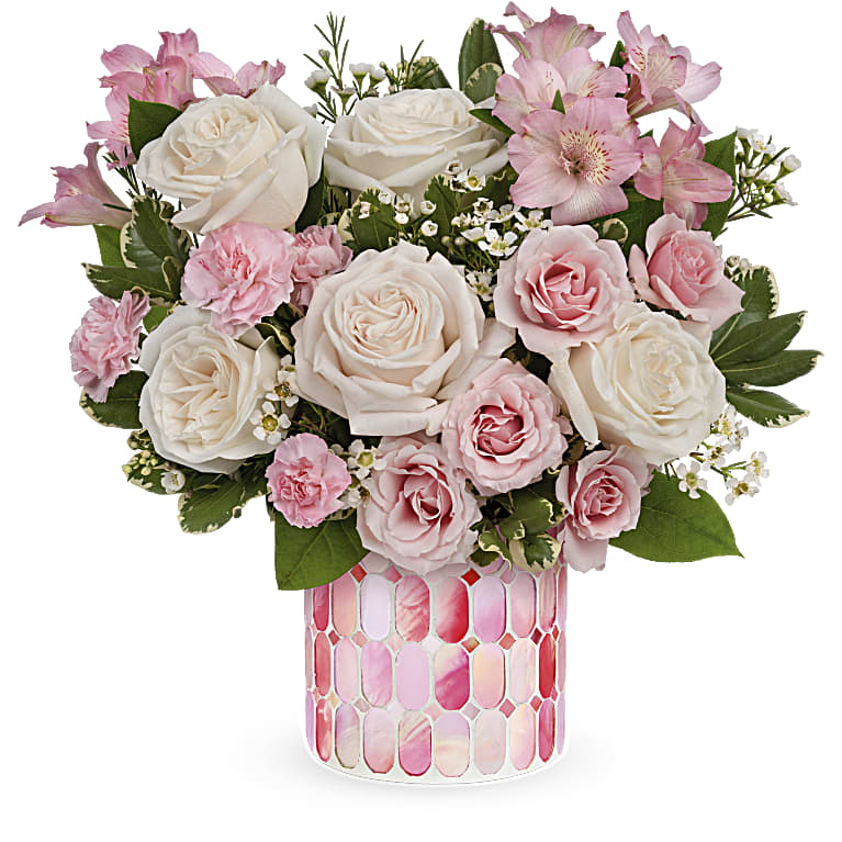 Sweet Clouds Bouquet (Deluxe) from Teleflora SendFlowers.io