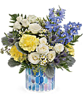 Teleflora's Dreaming of Blue Bouquet