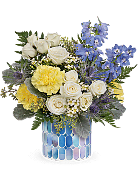 Teleflora's Dreaming of Blue Bouquet Bouquet