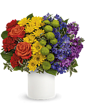 Teleflora's Rainbow Love Bouquet