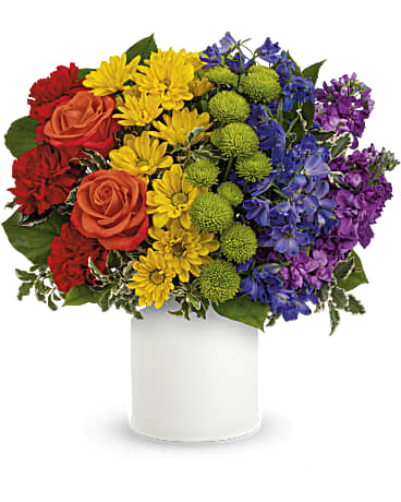 Rainbow ♡ Teleflora's Rainbow Love Bouquet - Teleflora