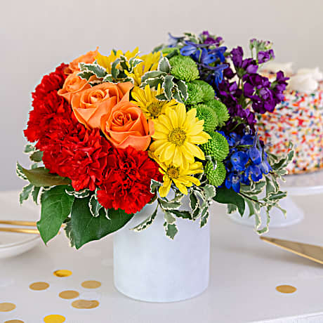 Colors Of The Rainbow Bouquet - Teleflora