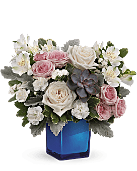 Enchanting Blue Bouquet , Mixed Bouquets , Same Day Flower Delivery , Teleflora