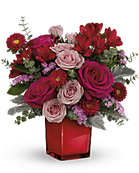 Loving Bunch Bouquet , Mixed Bouquets , Same Day Flower Delivery , Red , Teleflora
