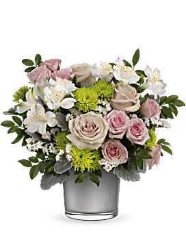 Ramo de flores Silver Splendor de Teleflora