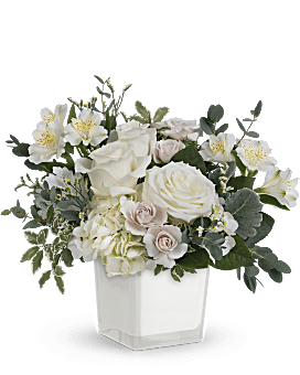 Teleflora's Peaceful Clouds Bouquet Bouquet
