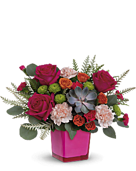 Sunkissed Bouquet , Roses , Same Day Flower Delivery , Multi-Colored , Teleflora