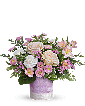 In A Blush Bouquet , Mixed Bouquets , Same Day Flower Delivery , Multi-Colored , Teleflora