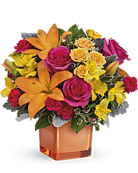 Spread Sunshine Bouquet , Mixed Bouquets , Same Day Flower Delivery , Multi-Colored , Teleflora