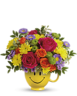 Teleflora's Choose Happy Bouquet Bouquet