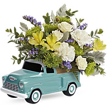 Teleflora's Chevy Trucking Blossoms Bouquet