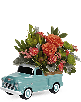Teleflora's Keep Trucking Chevy Bouquet Bouquet
