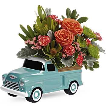 Teleflora's Keep Trucking Chevy Bouquet