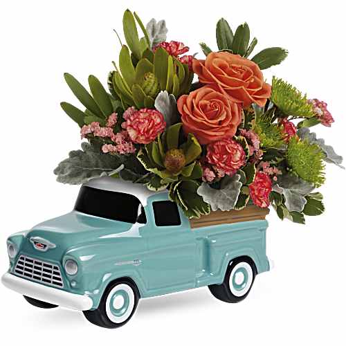 Shop our Teleflora's Keep Trucking Chevy Bouquet