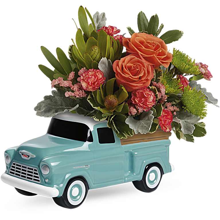 Keep Trucking Chevy Bouquet