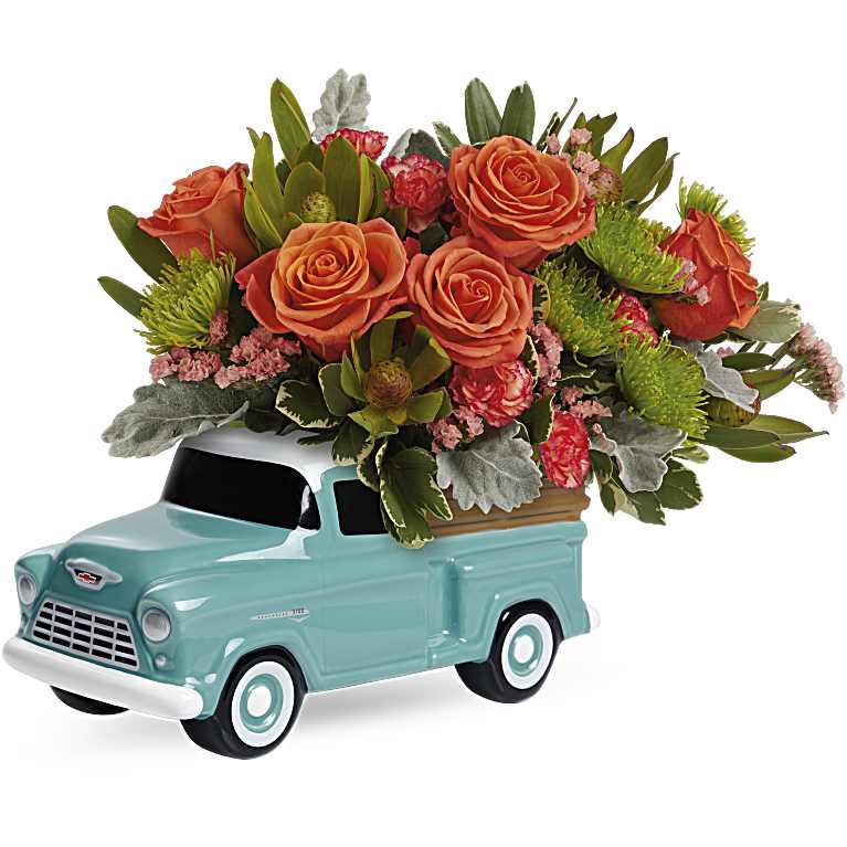 Keep Trucking Chevy Bouquet