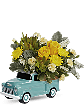 Teleflora's Chevy Blooming Pickup Bouquet