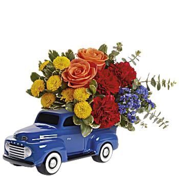Teleflora's Ford Vintage Truck Bouquet