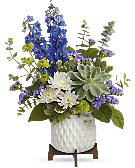 Mod Magnifique Bouquet , Delphiniums , Same Day Flower Delivery , Multi-Colored , Teleflora