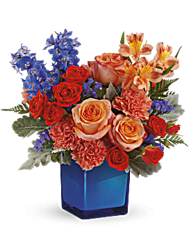 Blue Daydream Bouquet , Mixed Bouquets , Same Day Flower Delivery , Teleflora