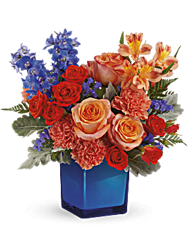 Teleflora's Blue Daydream Bouquet