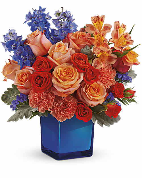Teleflora's Blue Daydream Bouquet - Teleflora