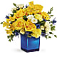 Golden Blue Bouquet