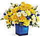 Golden Blue Bouquet