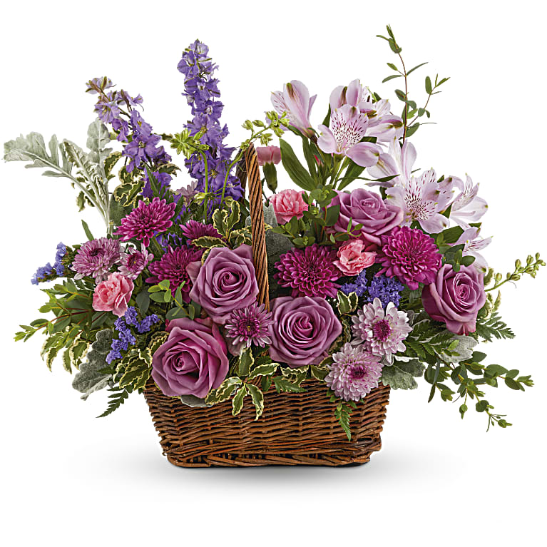 Lavender Meadow Basket