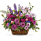 Teleflora's Lavender Meadow Basket Bouquet Basket Arrangement